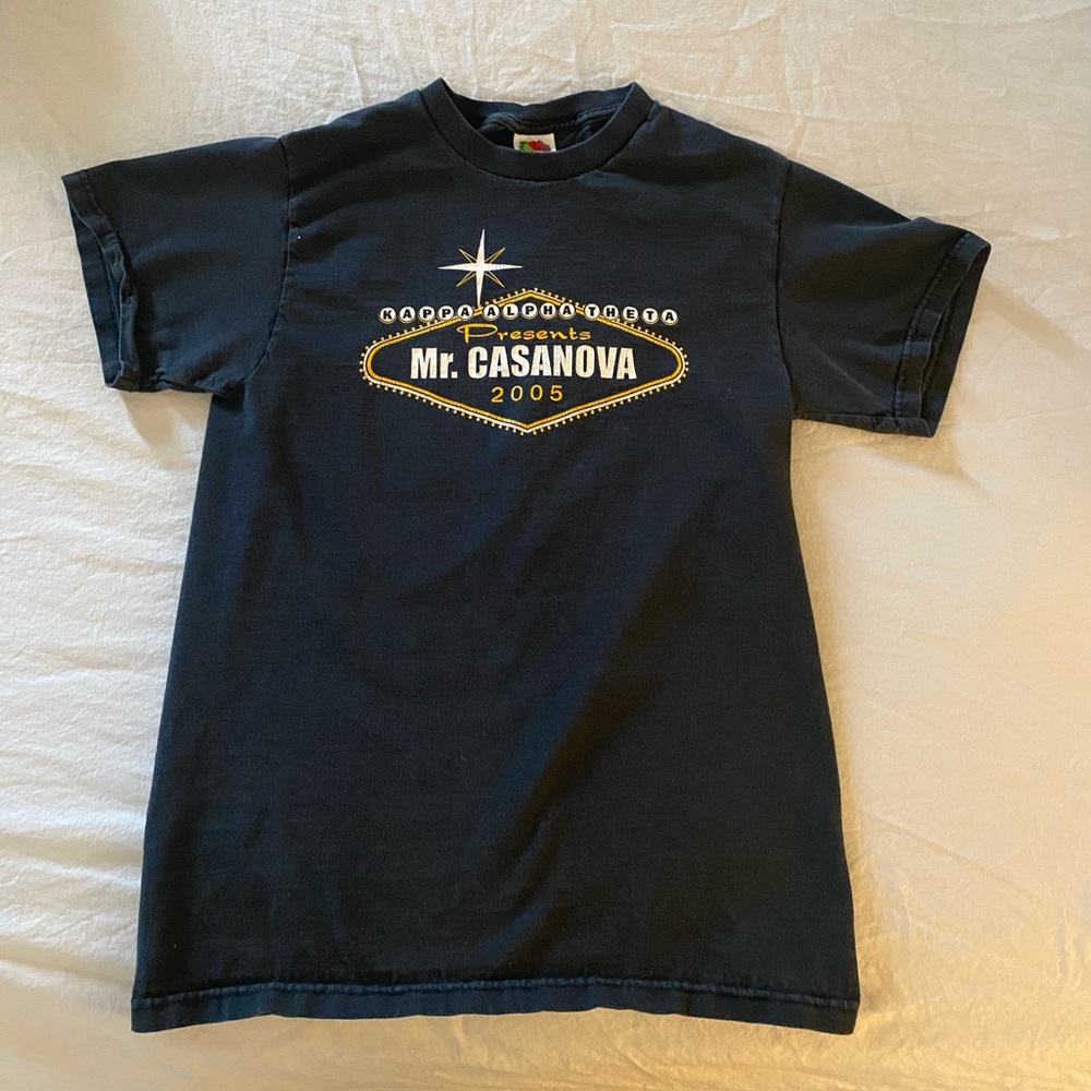 Kappa Alpha Theta Mr. Casanova T-Shirt- vintage